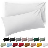 KISSENBEZUG Ellen 40/80 cm, 2er-Set, Weiß - Weiß, Textil (80/40cm) - Blumtal