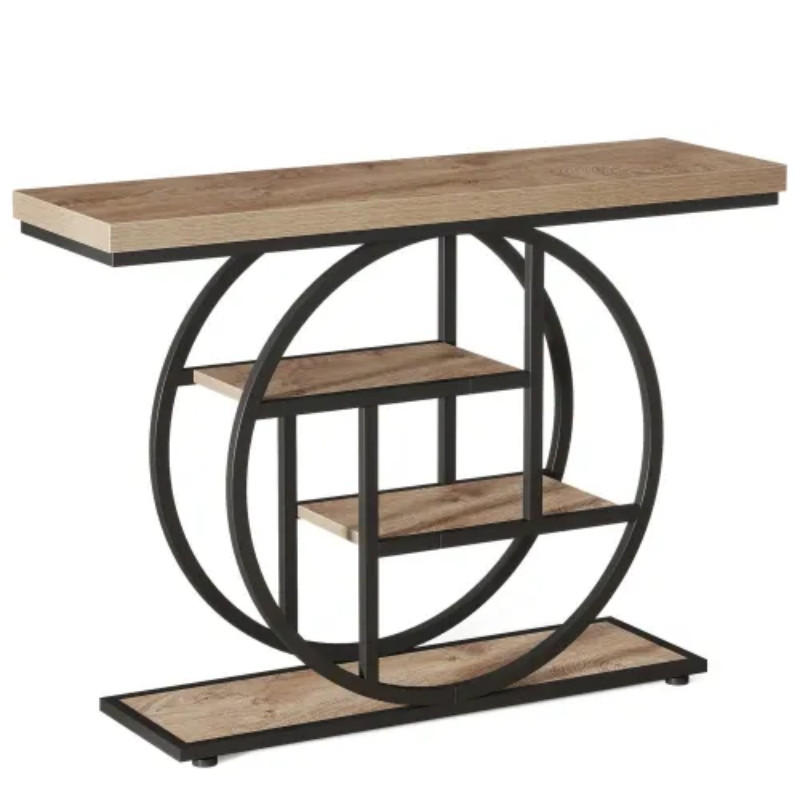 Pangivo Konsolentisch Schwarz 105x80x30 cm