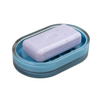 SEIFENSCHALE SAVONA, blau - Blau, Kunststoff (13/2.5/8.2cm) - bremermann