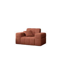 SESSEL Serie NIMES Stoff Verita Kupfer - Kupferfarben, Holz (120/82/92cm) - Kaiser Möbel