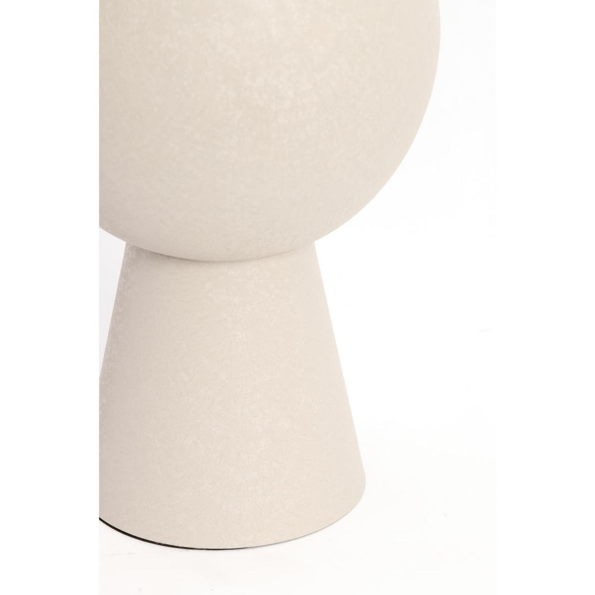 VASE Chedi Grau 30/30/75 cm - Grau, Metall (75cm) - Light & Living