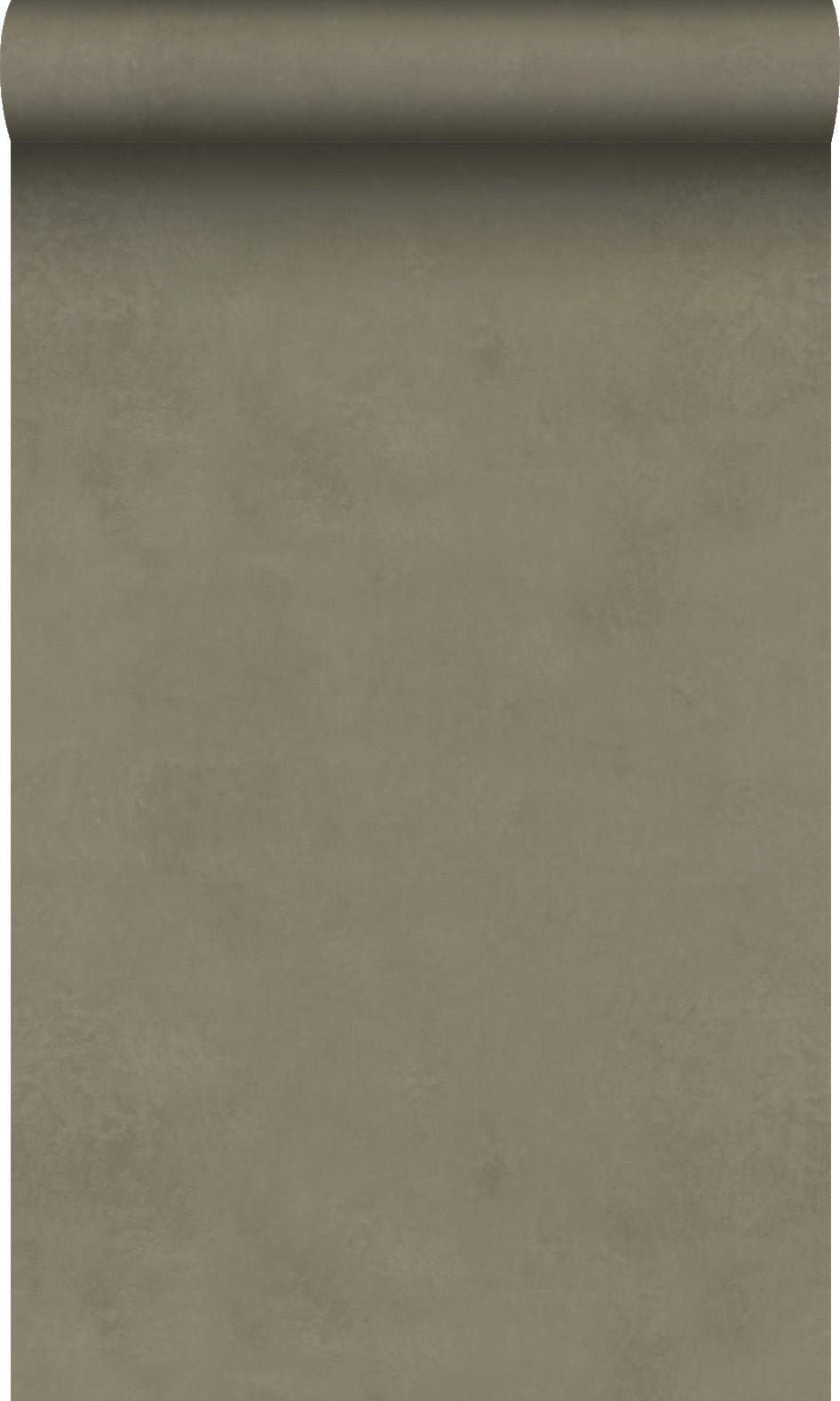 TAPETE Lehmputz 50 x 900 cm - Grün, Papier (50/900cm) - Origin Wallcoverings