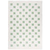 TEPPICH Zweiseitiger Weiß Modern Geometrisch - Kurzflor Rechteckig Weich - Ecru Grün - 200 x 300 cm - Creme/Hellgrün, Textil (200/300cm) - Mazovia