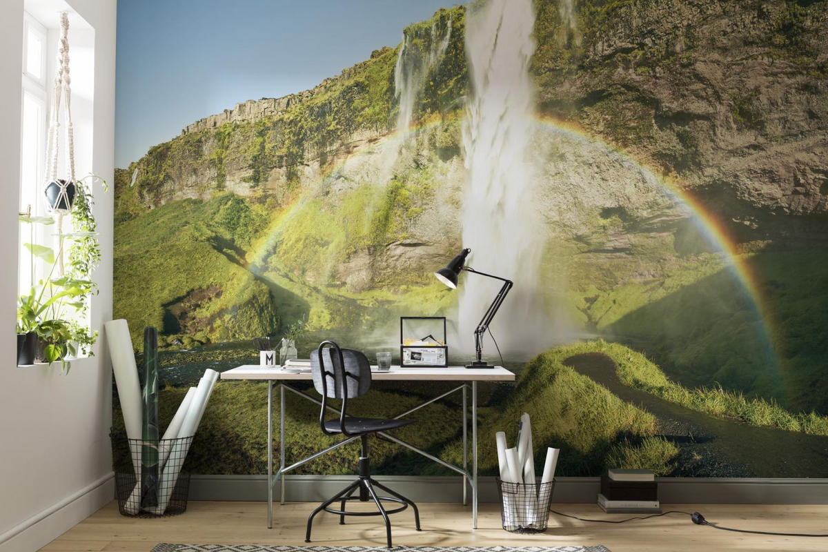 FOTOTAPETE Landschaft 450 x 280 cm - Grün, Papier (450/280cm) - Sanders & Sanders