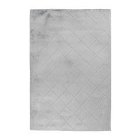 HOCHFLOR-TEPPICH Moment 600 Grau 160x230 cm - Grau, Textil (160/230cm) - carpet city