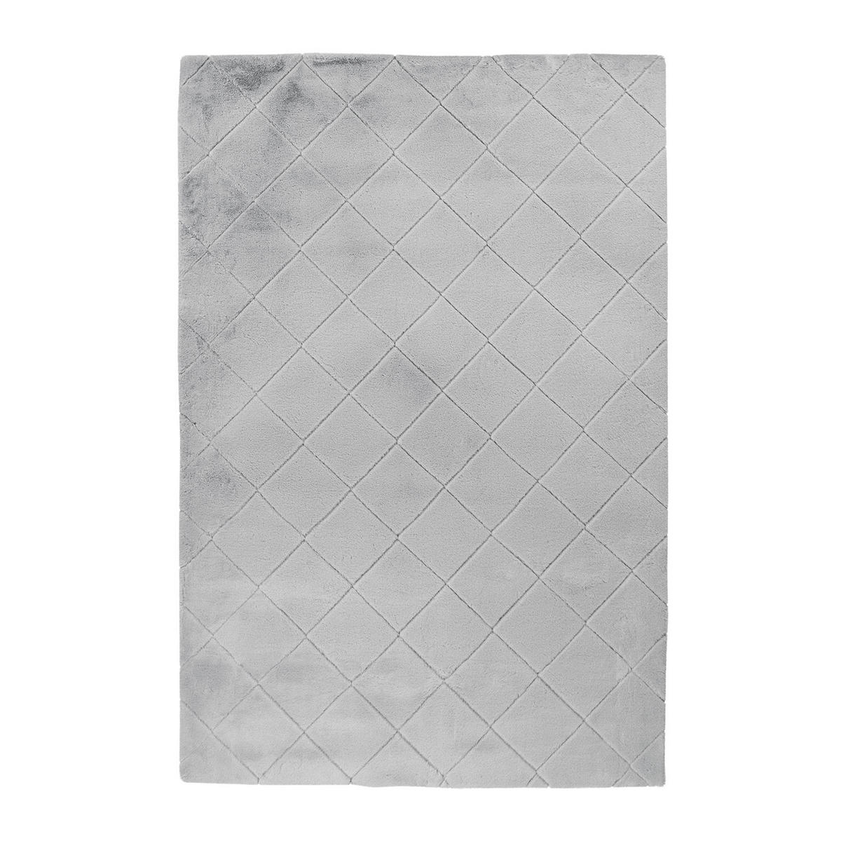 HOCHFLOR-TEPPICH Moment 600 Grau 160x230 cm - Grau, Textil (160/230cm) - carpet city