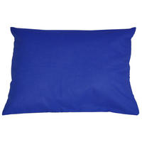 KISSENBEZUG Basic 100% Baumwolle royal 60/40 cm - Blau, Textil (40/60cm) - beties Heimtextil