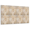 WANDPANEEL 100 x 50 cm Steinstruktur - Hellbraun/Goldfarben, Textil (100/1.6/50cm) - TULUP