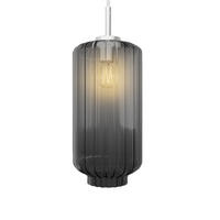 GALERIELEUCHTE Velo Rauch Ø 18cm - Anthrazit, Glas (18/18/33cm) - s.luce