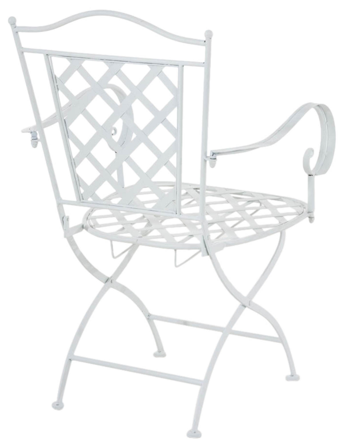STÜHLE Athan - 2er Set weiß - Weiß, Metall (56/93/51cm) - TPFGarden