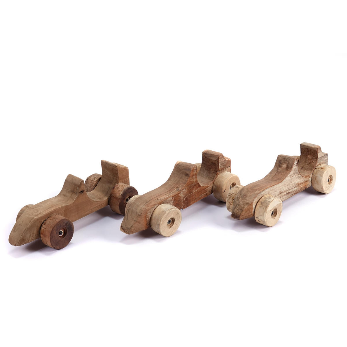 DEKO FIGUR Speedy Mahagoni Massivholz naturfarben - Naturfarben, Holz (10/10/30cm) - CREEDWOOD