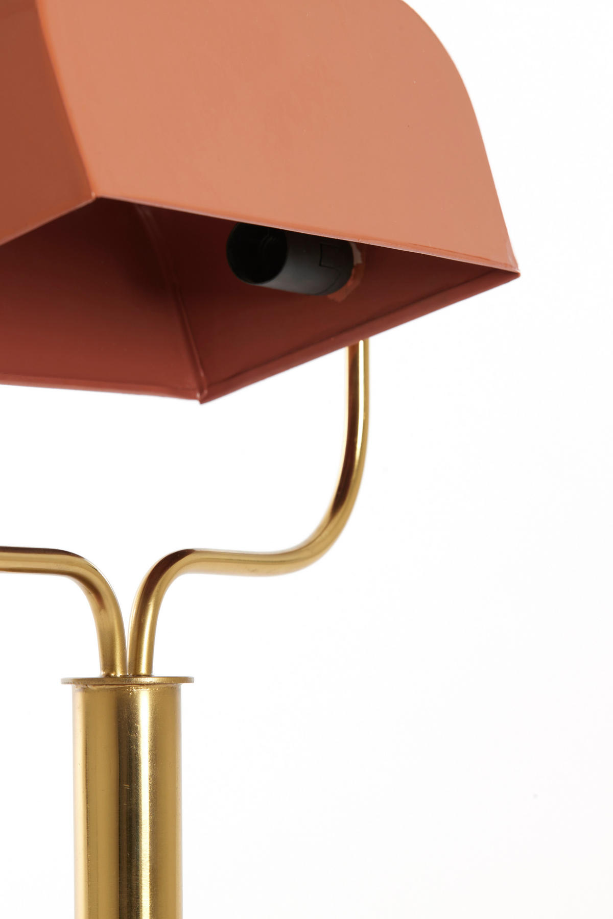 TISCHLAMPE Ayer Orange Ø37/43 cm - Orange, Metall (37/14/43cm) - Light & Living