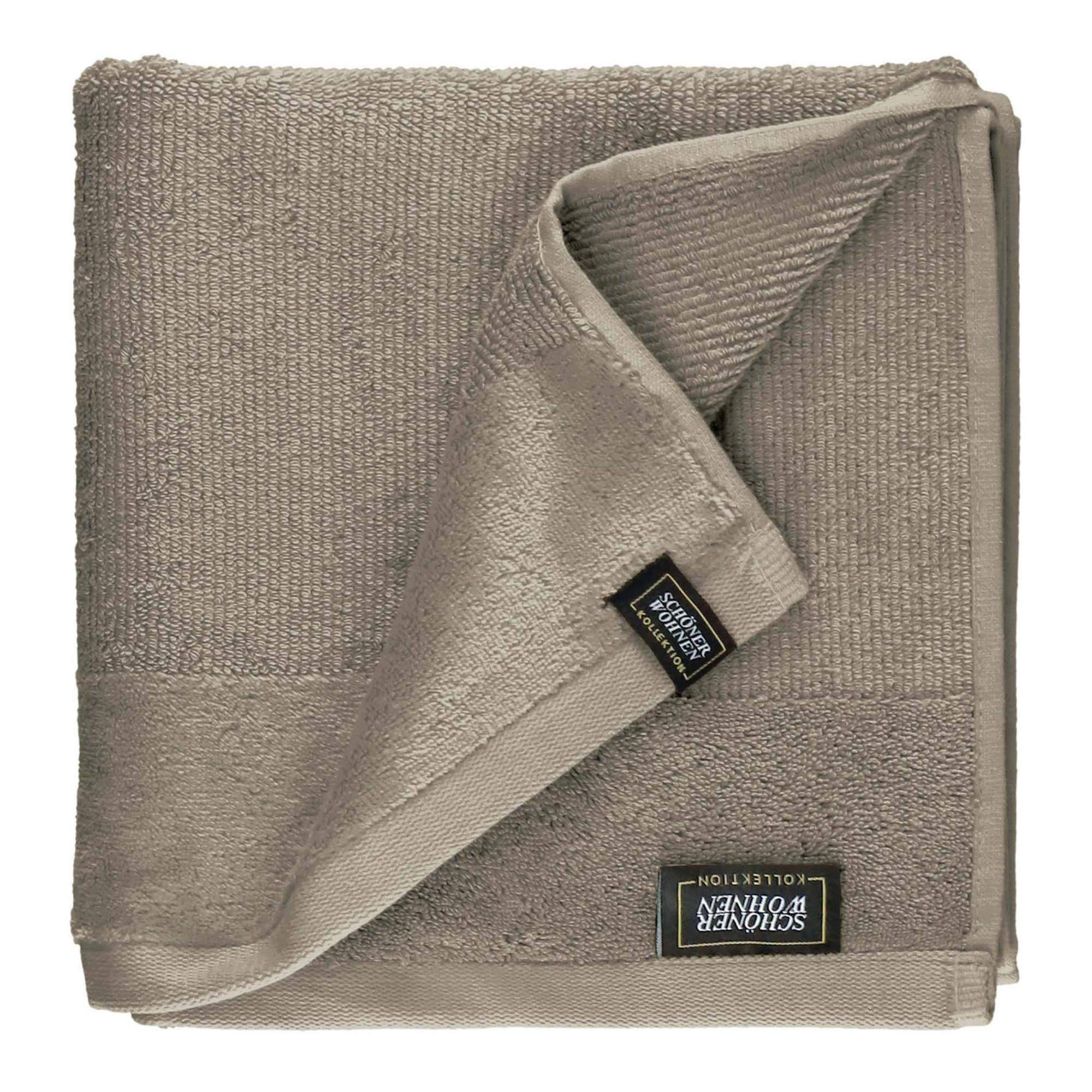 HANDTUCH SENSE - Sandfarben, Textil (50/100cm) - Schöner Wohnen