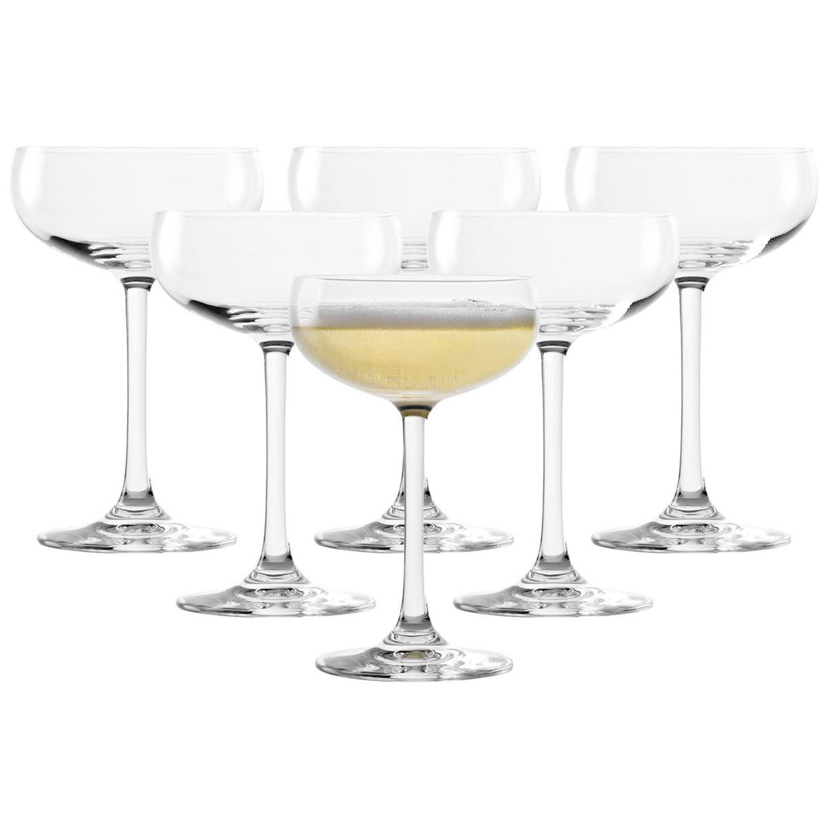 SEKTSCHALEN Jive transparent 230 ml 6er Set - Transparent, Glas (0.23L) - Stölzle Lausitz
