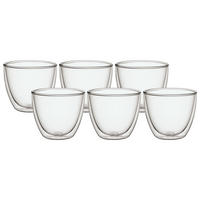 DOPPELWANDIGE BECHER Manufacture Rock transparent 250 ml 6er Set - Transparent, Glas (0.25L) - Villeroy & Boch