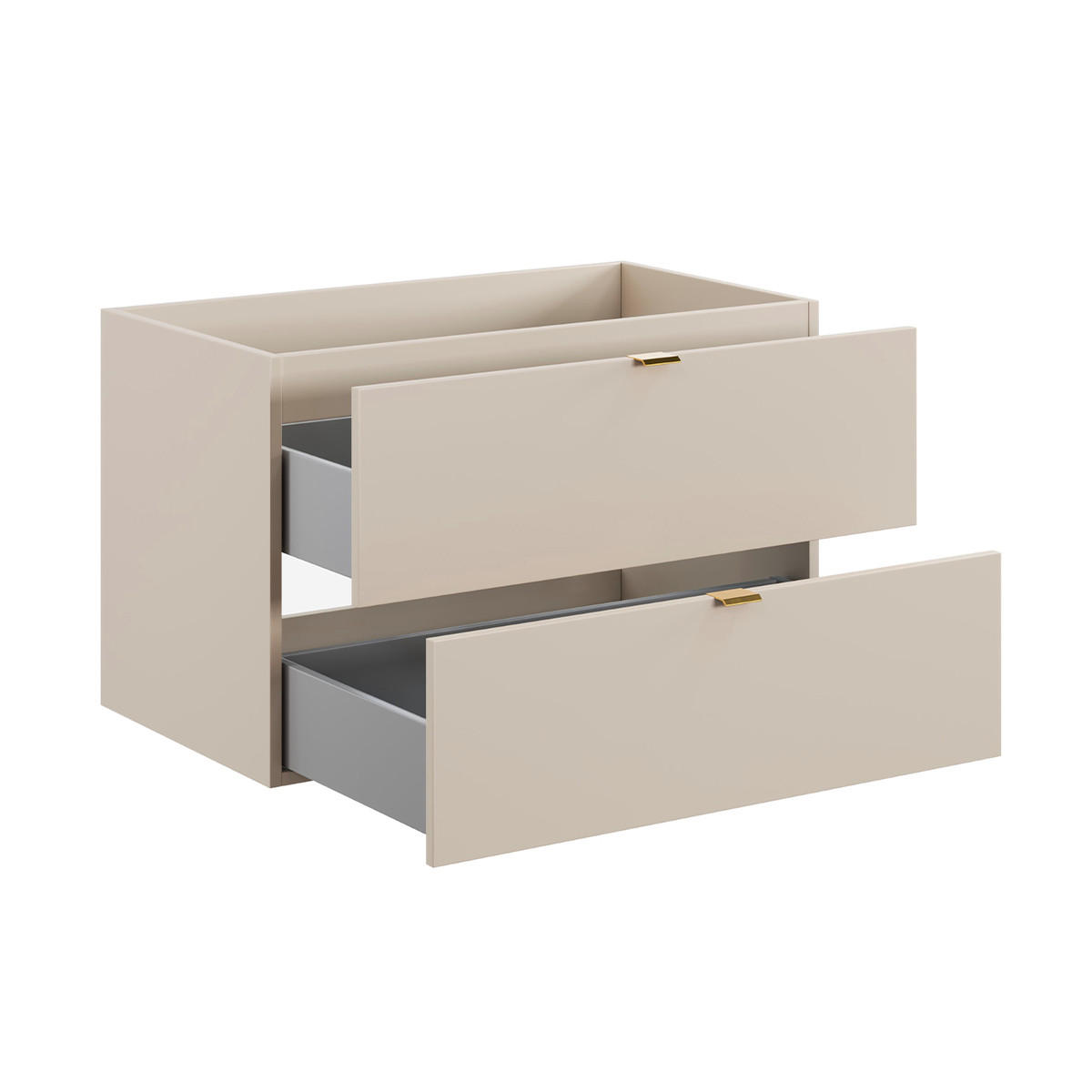 WASCHTISCHUNTERSCHRANK 80cm Azel Kaschmir - Beige, Holzwerkstoff (80/50/46cm) - Petits-meubles