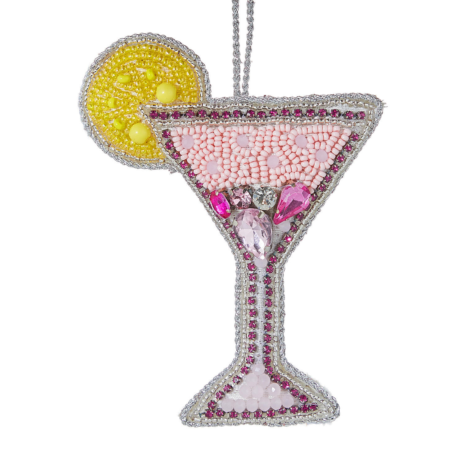 BAUMANHÄNGER Hang On Ornamanet Martini - Pink, Glas/Kunststoff (8/9/1cm) - Butlers