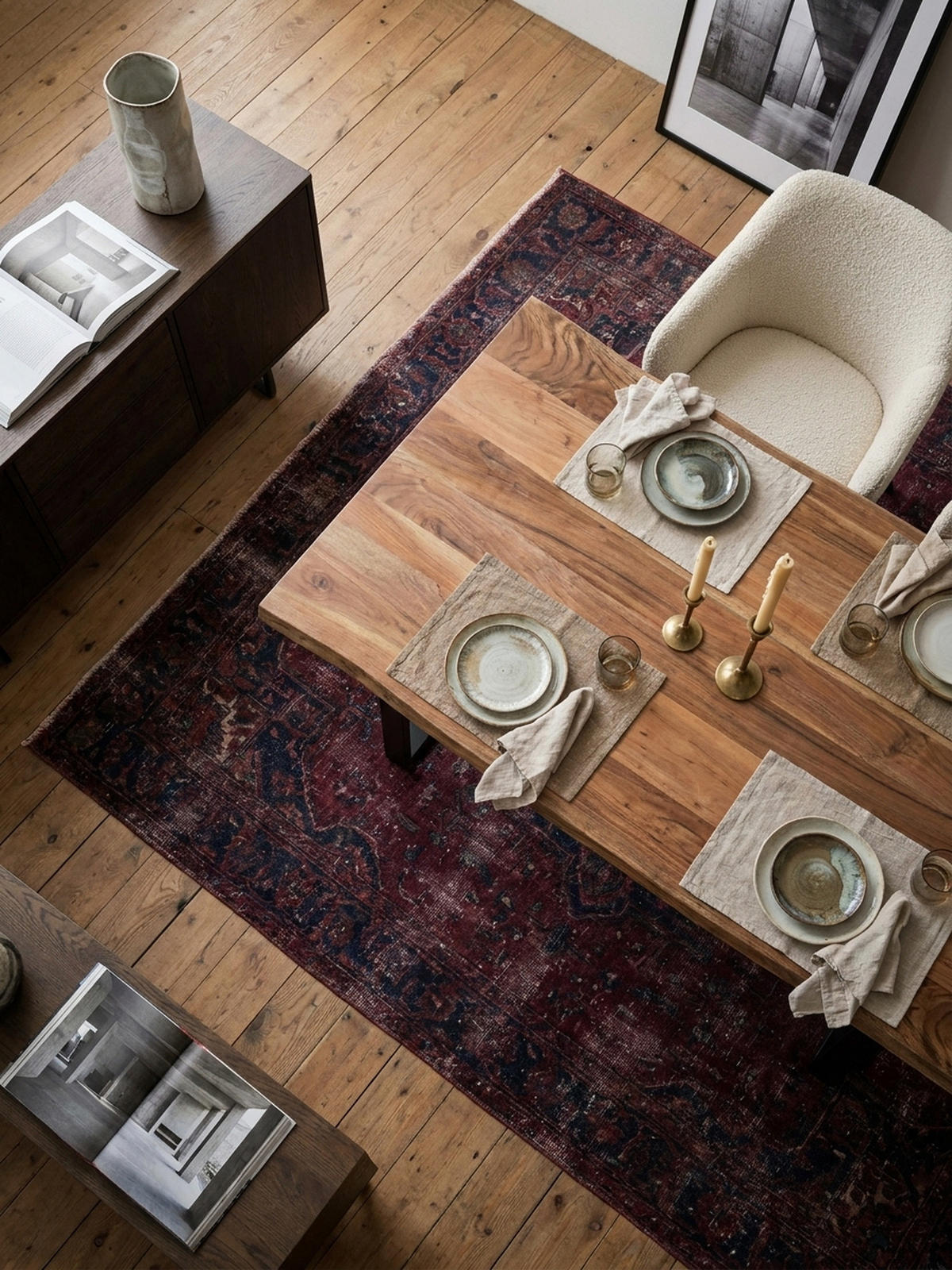 ESSTISCH Massivholz Baumkante Schwarz Metall Handgefertigt TARN, Goldbraun-Schwarz 180x90x76 cm - Schwarz/Braun, Holz (90/180/76cm) - KADIMA DESIGN