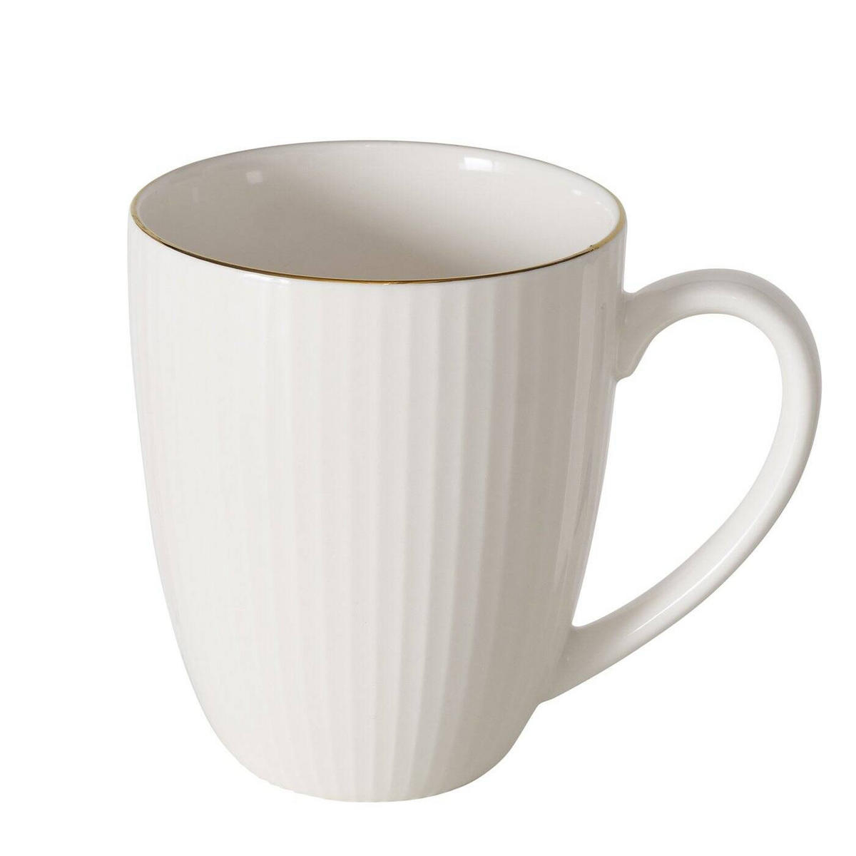 TASSE Kelly 400 ml - Weiß, Keramik (400L) - Boltze Home