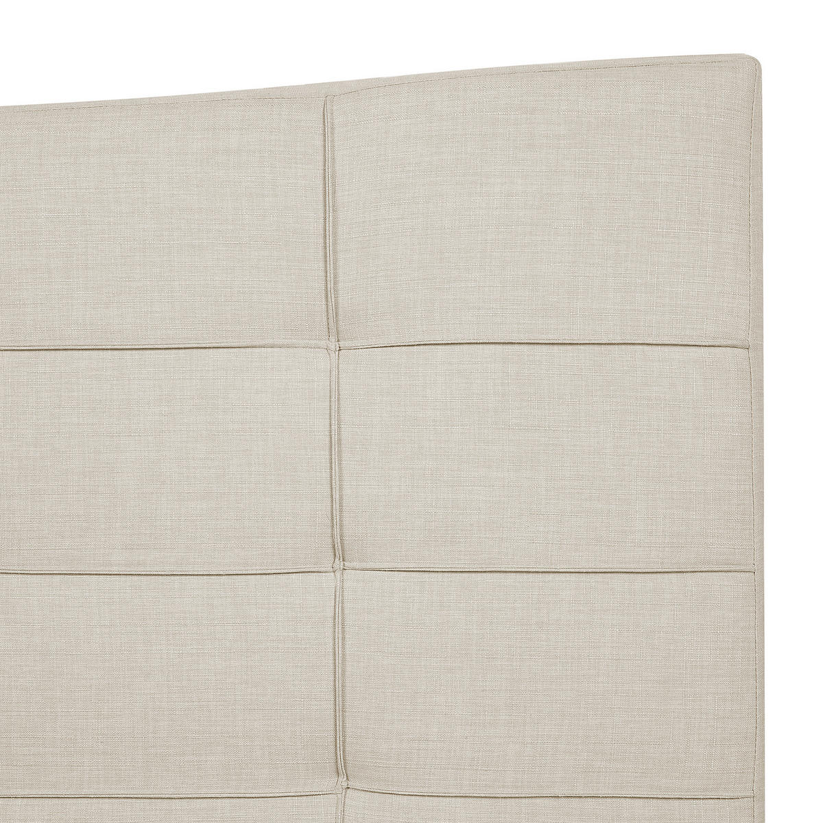 POLSTERBETT 160/200 cm Helles Beige Lannion - Beige, Textil (160/200cm) - Beliani