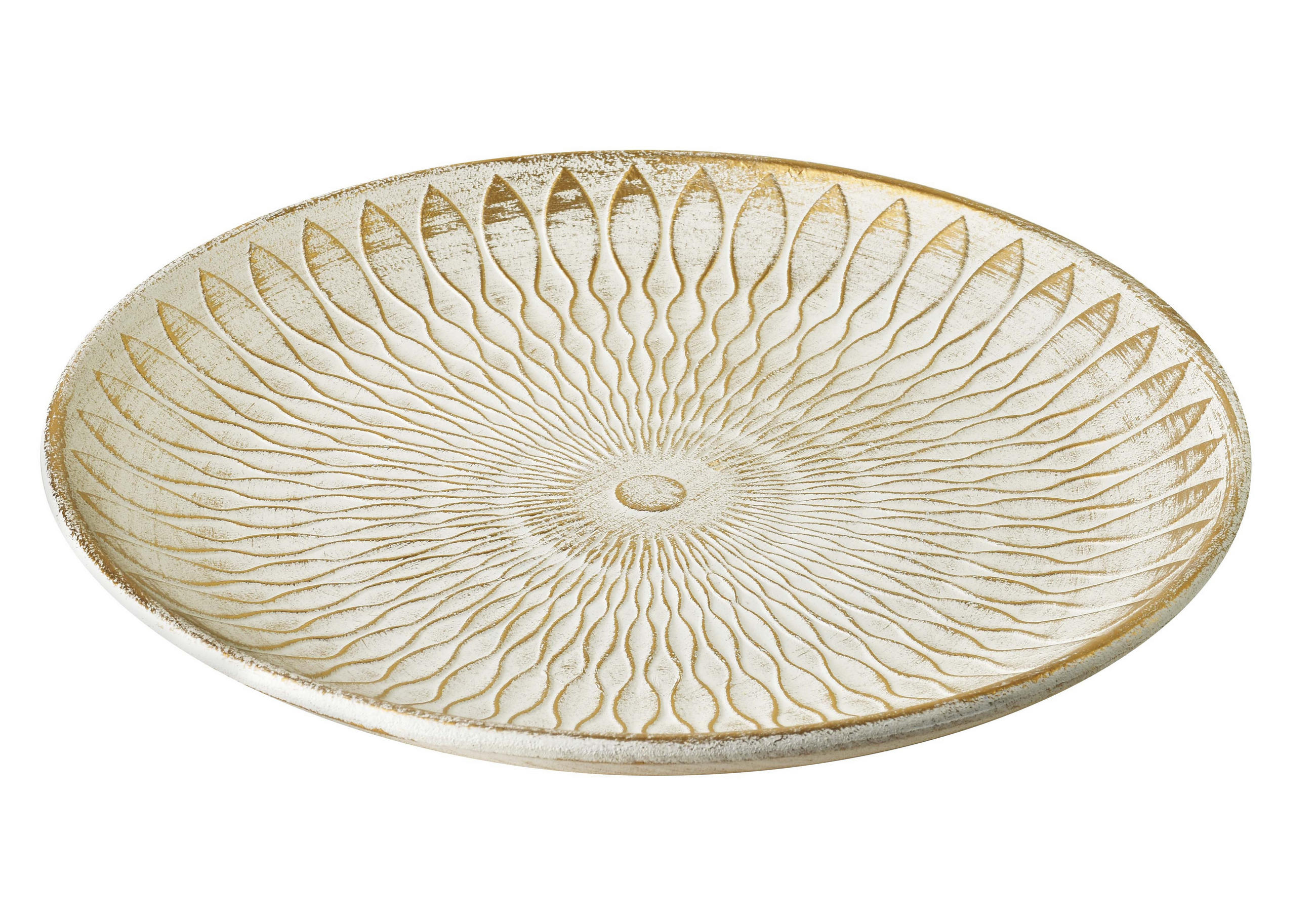 TABLETT Daz Weiß 29/29/3.5 cm Holz - Weiß, Holz (5cm) - Mondex