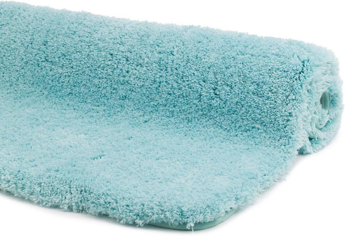 BADTEPPICH Deluxe MINT 70X120CM - Mintgrün, Textil (120/70cm)