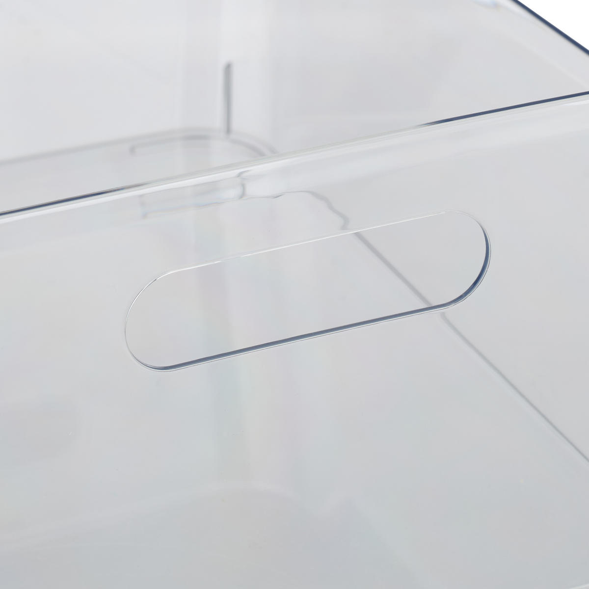 KÜHLSCHRANK-ORGANIZER - Transparent, Kunststoff (37/18/29.5cm) - Relaxdays