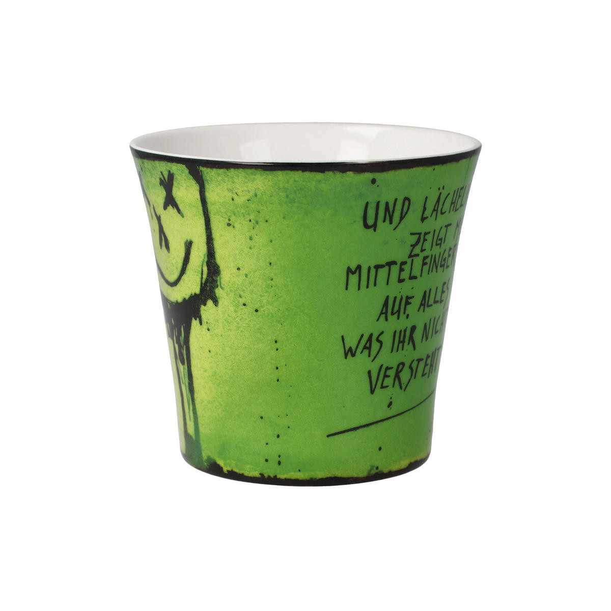 TEETASSE Frank Hummel - Mittelfinger, Fine Bone China, Bunt, 350 ml - Multicolor, Keramik (0.35L) - Goebel