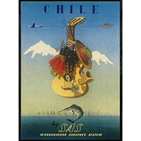 POSTER Chile A3 Rahmenlos - Klar, Papier (29.7/5/42cm) - Nacnic