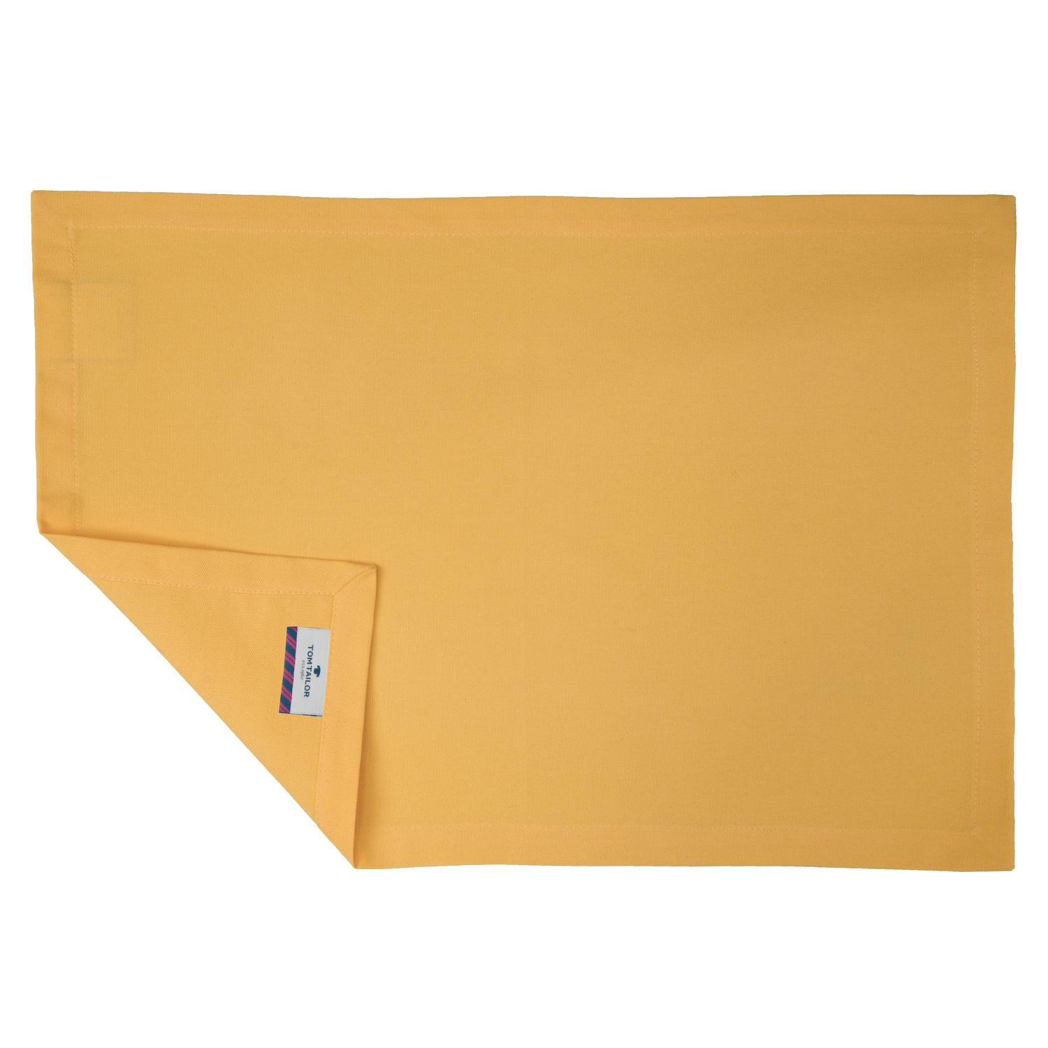 TISCH-SET 6 TEILIG DOVE - Gelb, Textil (35/50cm) - Tom Tailor