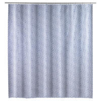 DUSCHVORHANG Kunststoff Sevilla 200/180 cm - Blau, Kunststoff (180/200cm) - Wenko