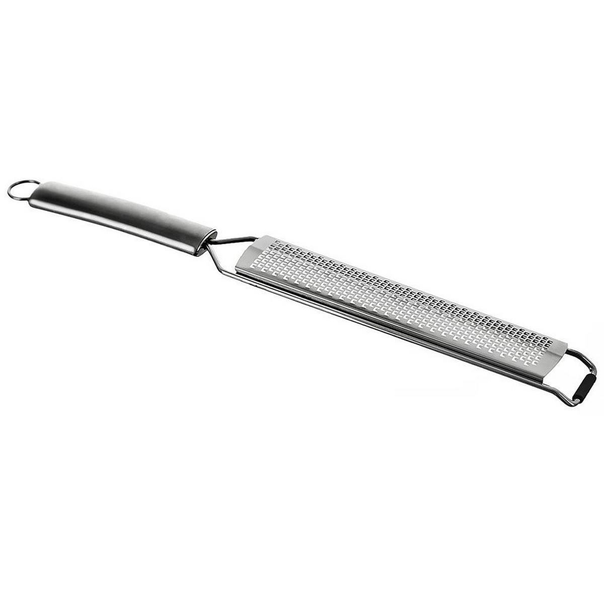 KÜCHENREIBE Flachstahl 38 cm - Silberfarben, Metall (4/38/1.5cm) - Orion 