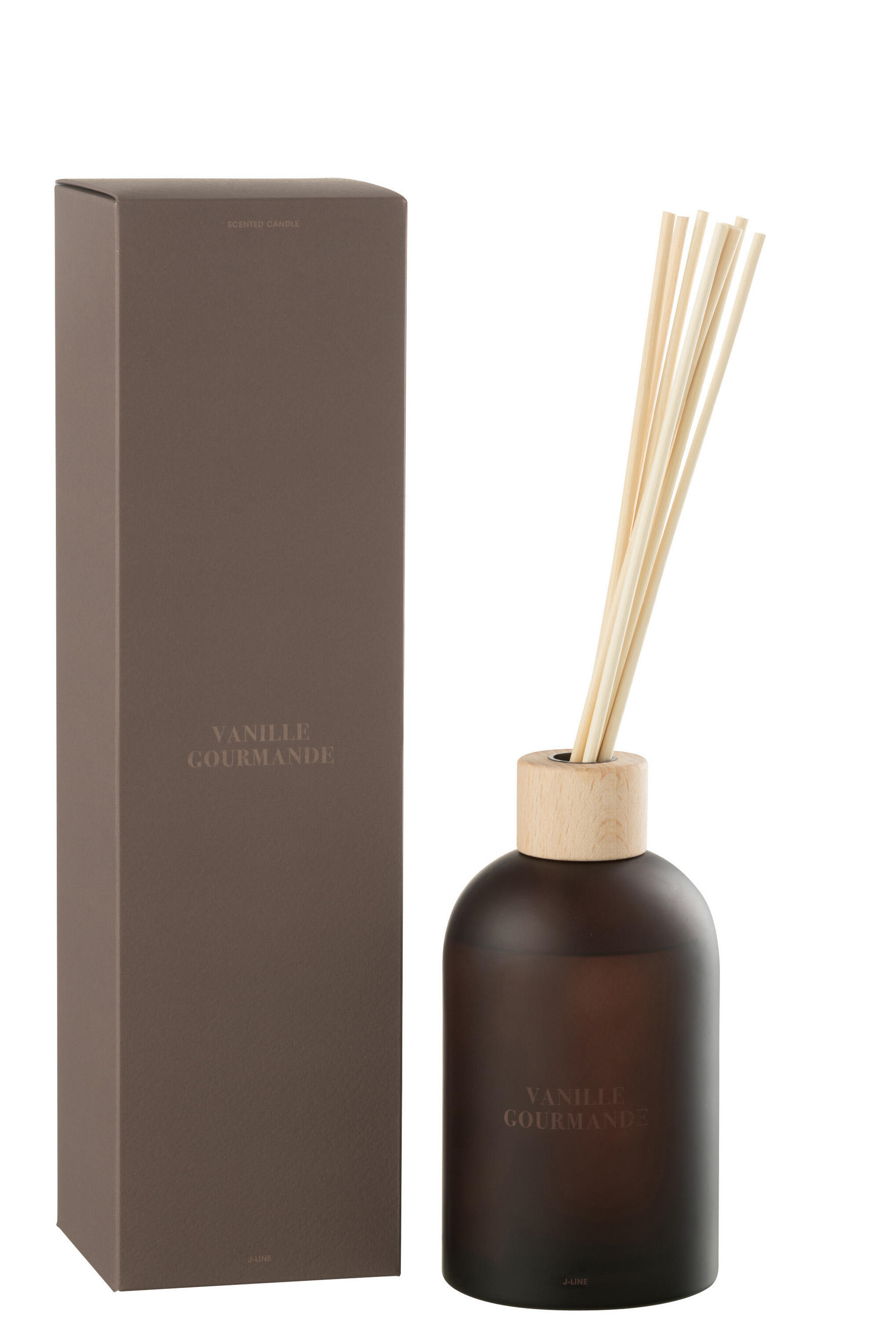 DUFTSPENDER HAUSPARFUM ACCORDS ESSENTIELS - Braun - 550 ml - Braun, Paraffin (9.5/35.5/9.5cm) - J-Line