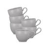 KAFFEETASSEN Amina Silbergrau 0,25 l 6er Set - Grau, Keramik (0.25L) - Seltmann Weiden