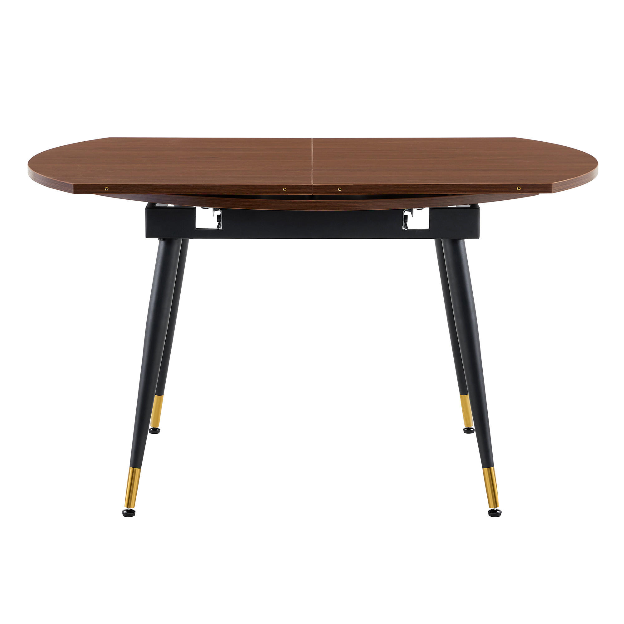 AUSZIEHTISCH Nussbaumfarben 135/85/77 cm - Walnussfarben, Holz (85/135/77cm) - PANGIVO