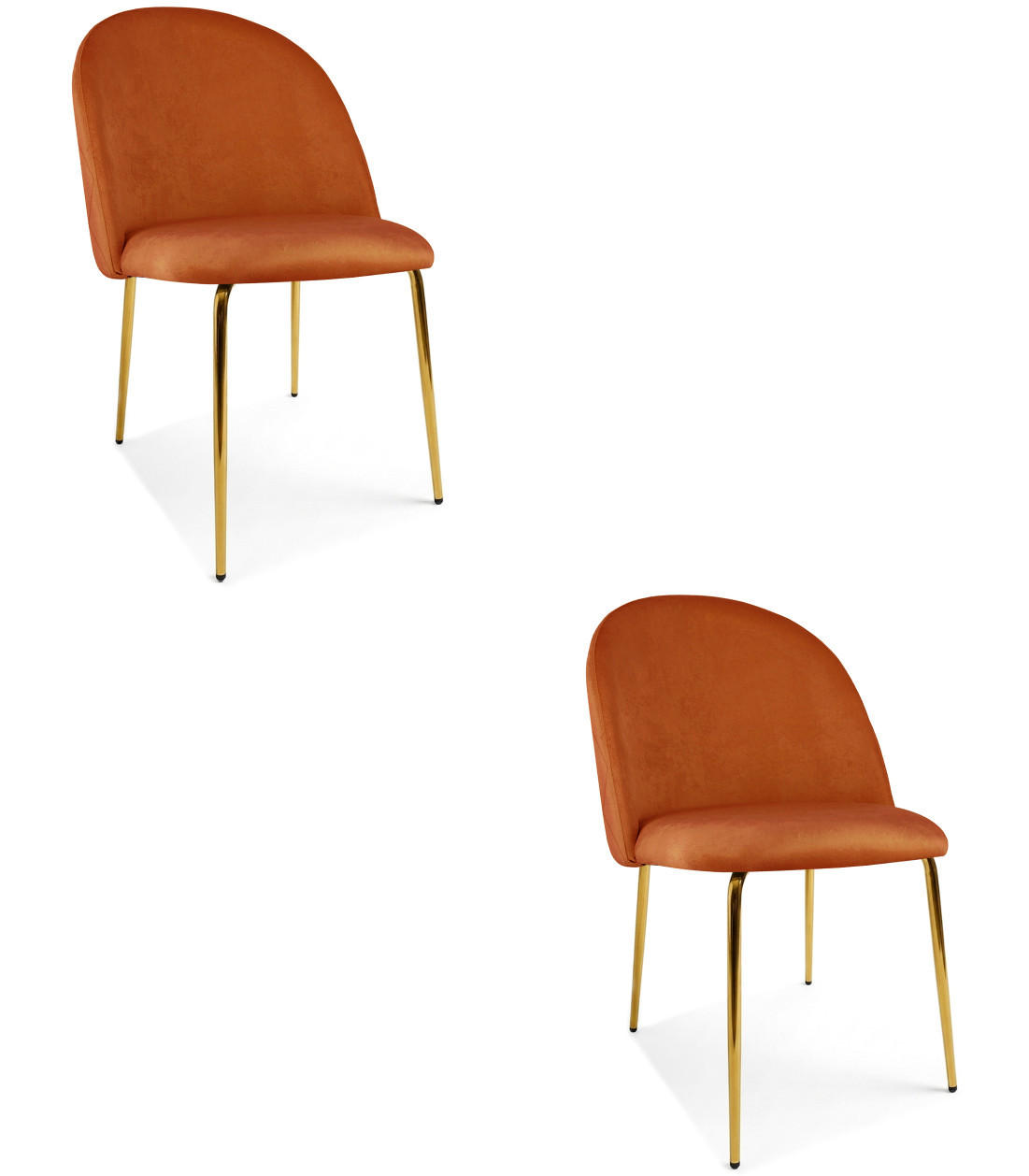 XXXLutz Stuhl Kupfer 49x41x55 cm