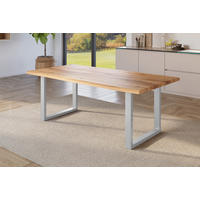 ESSTISCH JULIUS U - Wildeiche/Eichefarben, Holz (100/220/77cm) - SAM