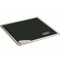 EINBAUWAAGE Arbeitsplatte Küche Elektronische Küchenwaage Edelstahl/Glas - Schwarz, Glas - Livingpoint24