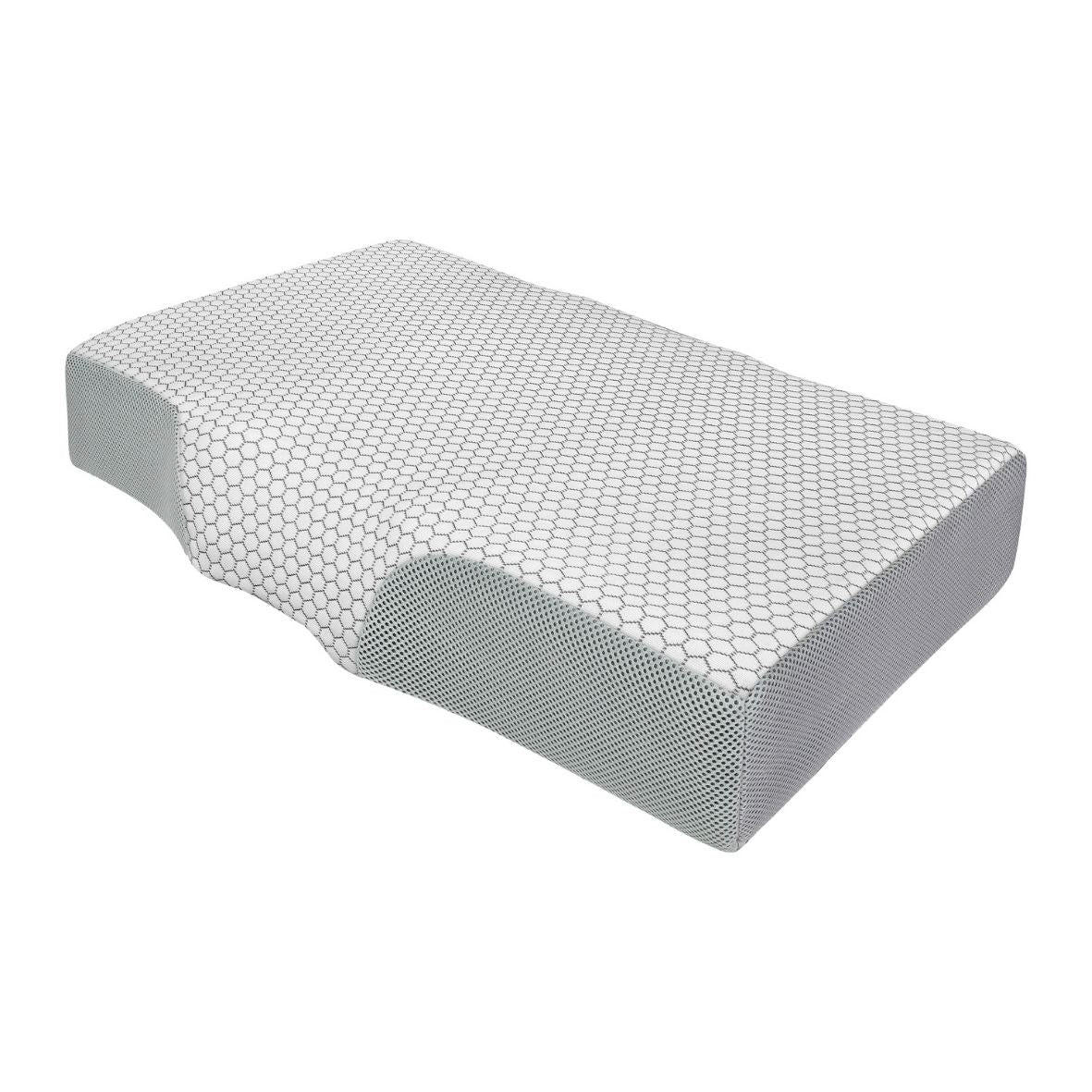 ANTI-FALTEN-KISSEN, ERGONOMISCH ERGO 65/40 CM - Grau, Textil (40/65cm) - INPHYSIO