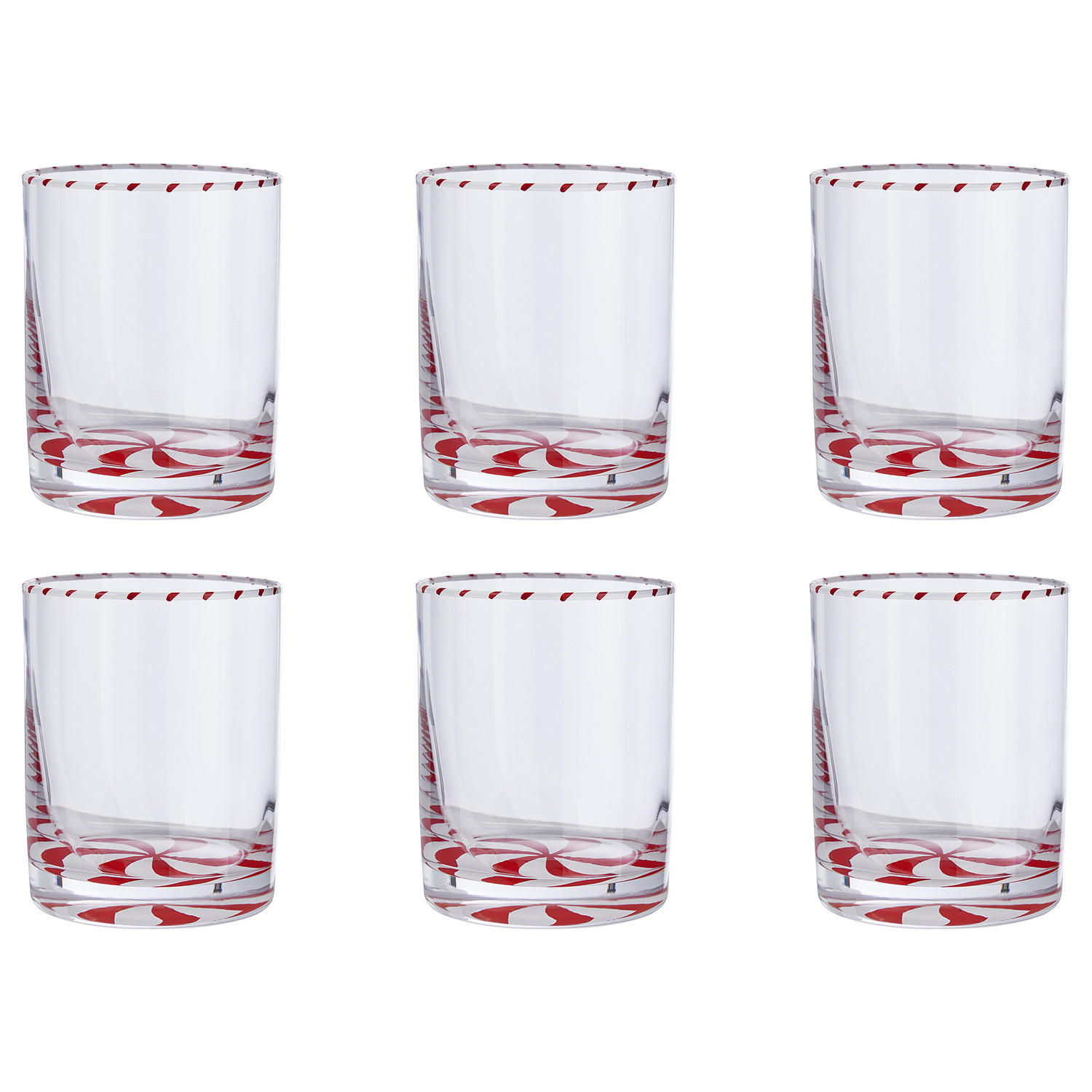 TRINKGLAS (6er-Set) SWIRL 270ml - Transparent, Glas (0.27L) - BUTLERS