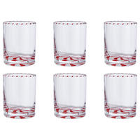 TRINKGLAS (6er-Set) SWIRL 270ml - Transparent, Glas (0.27L) - BUTLERS