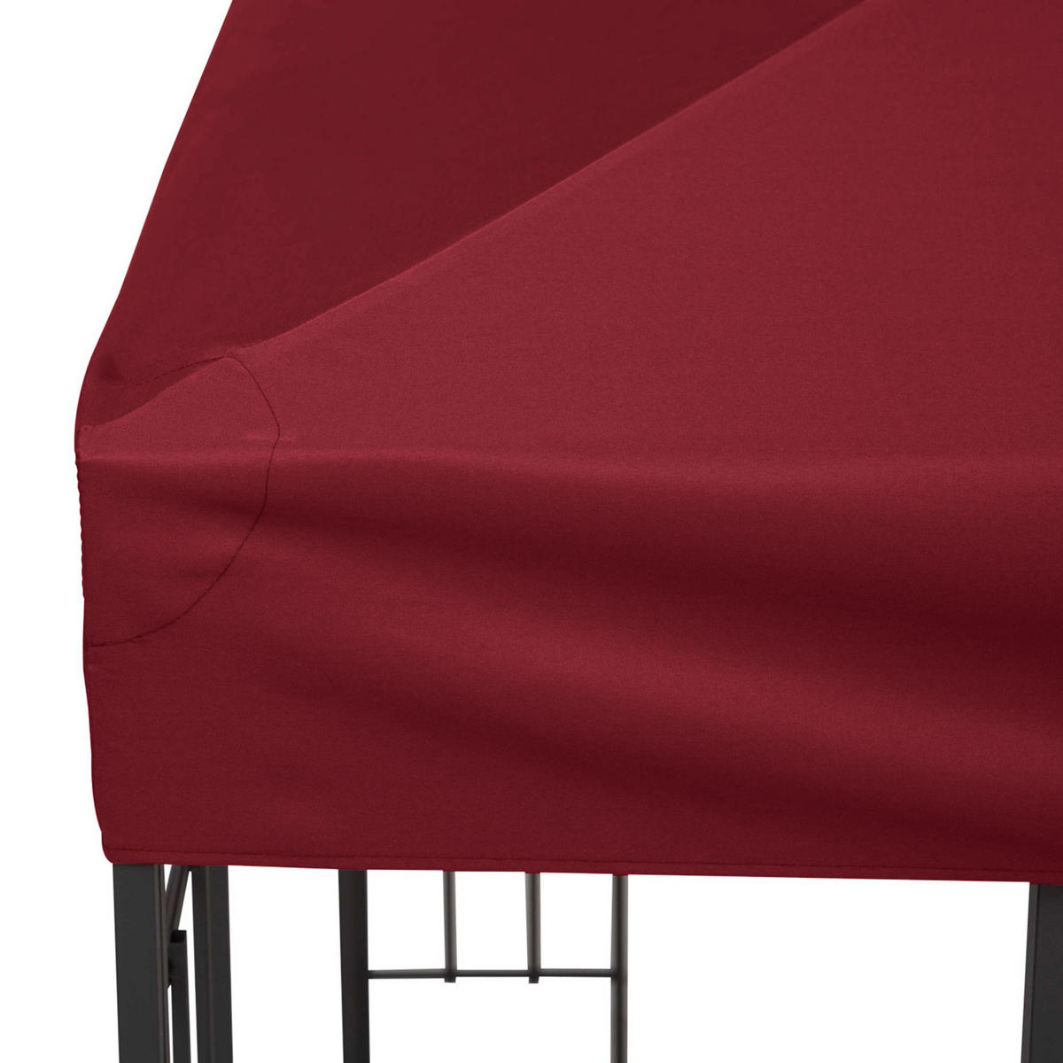 ERSATZDACH, 3x3 m für Gartenlaube, weinrot, Ersatzplane - Multicolor, Kunststoff (300/1/300cm) - FORIOUS