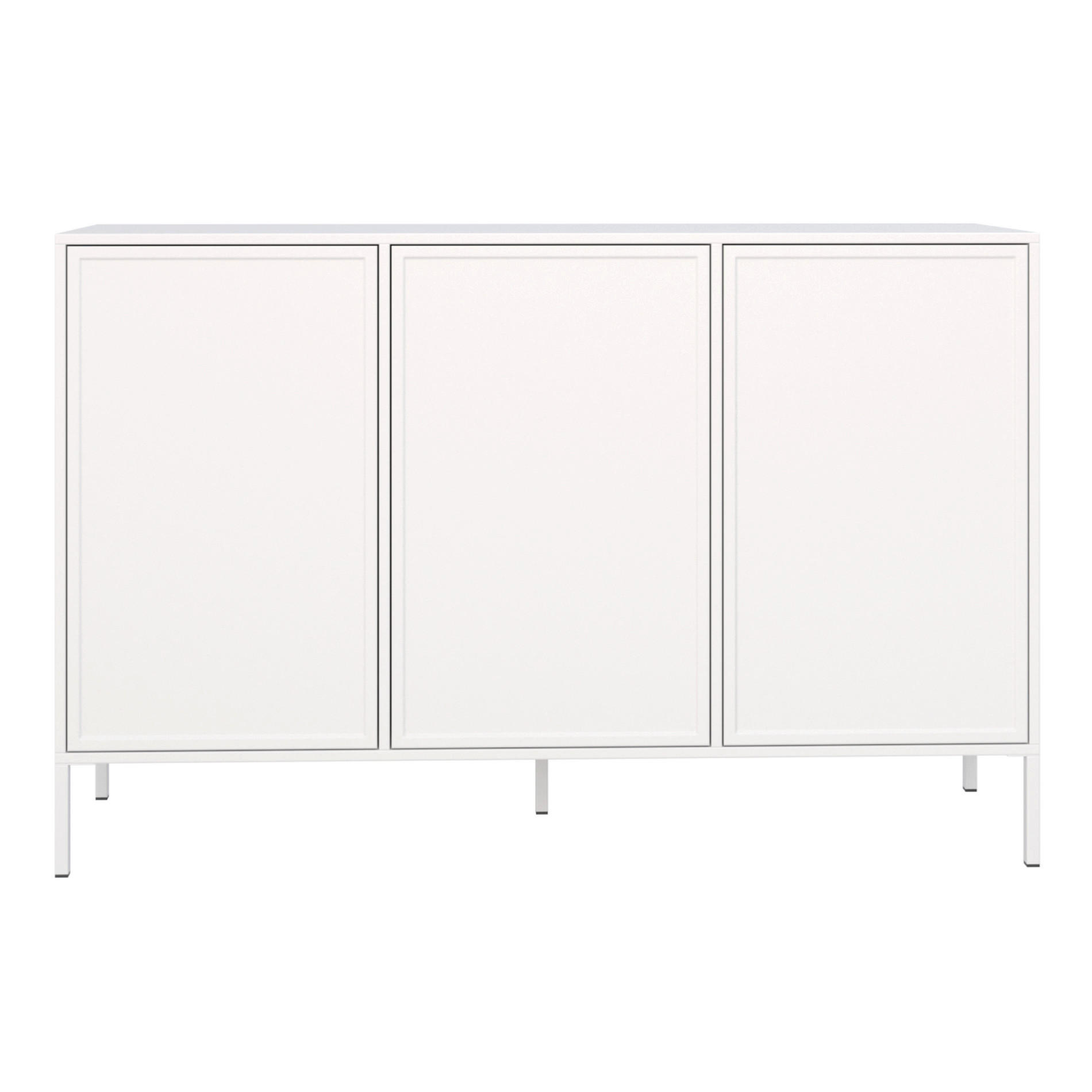 SIDEBOARD Velveto Weiß 150 cm - Weiß, Holzwerkstoff/Metall (150/86/40cm) - Selsey