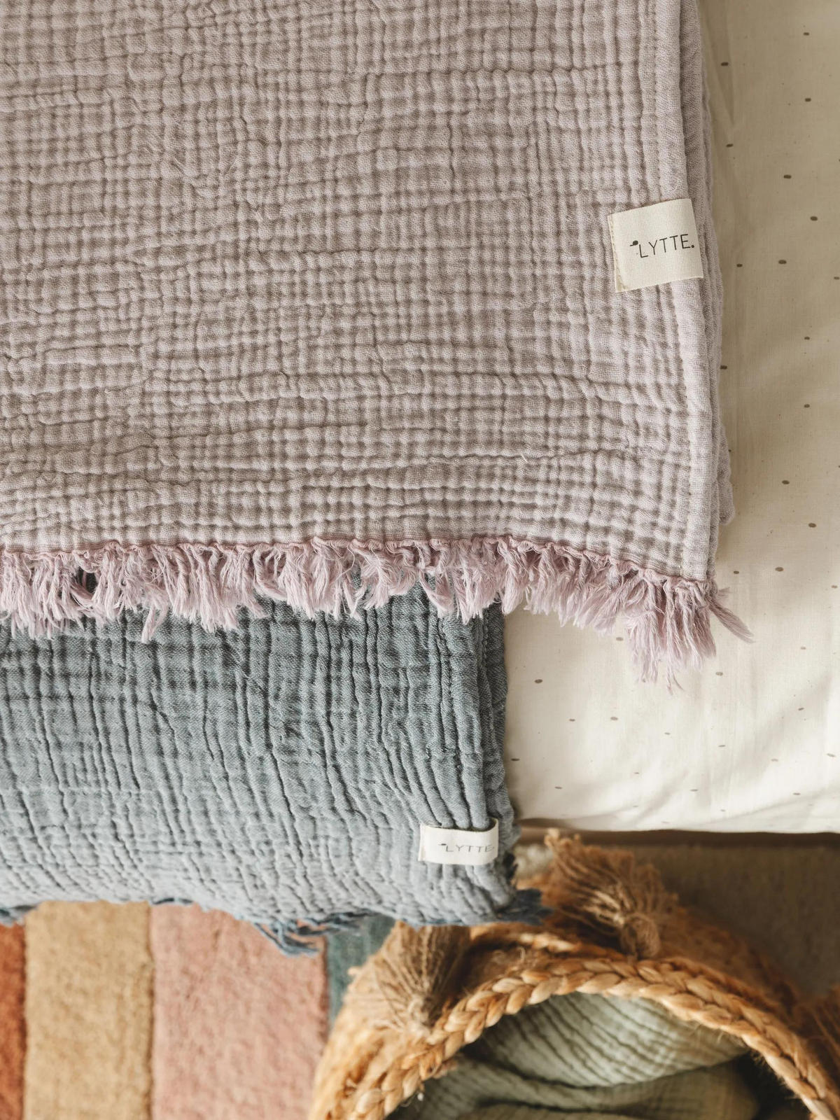 BAUMWOLLDECKE Lilo Lila 130x170 cm - Lila, Textil (130/170cm) - Lytte