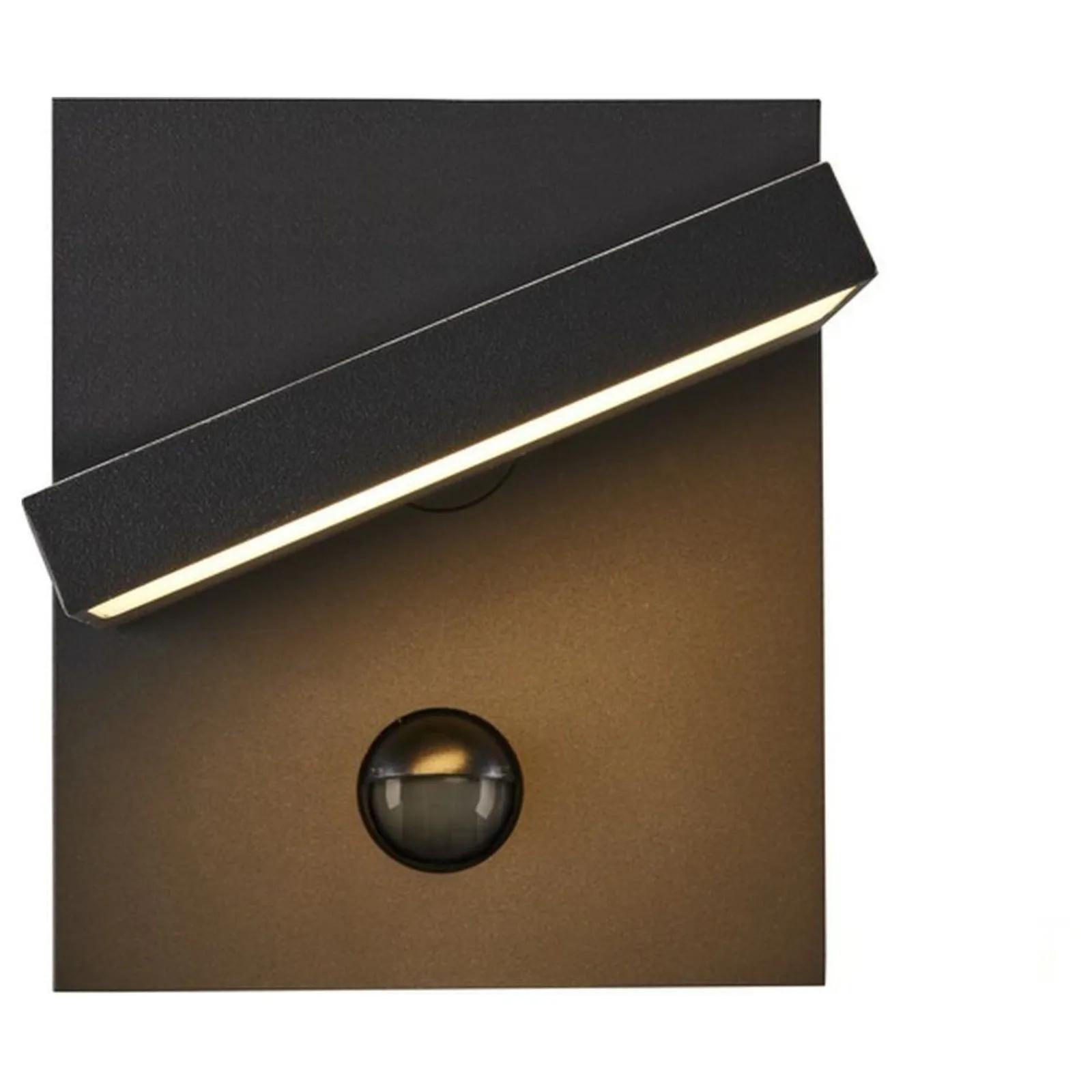 AUSSENLEUCHTE MIT BEWEGUNGSMELDER - Anthrazit, Metall (17.5/16/17.5cm) - SLV