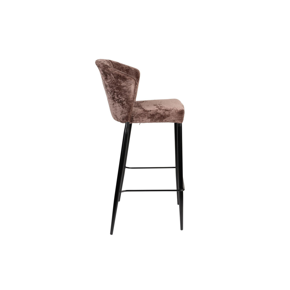 BARHOCKER Georgia Rückenlehne 73 cm Lila - 2 er Set - Flieder, Holz (54/101/56cm) - Dutchbone