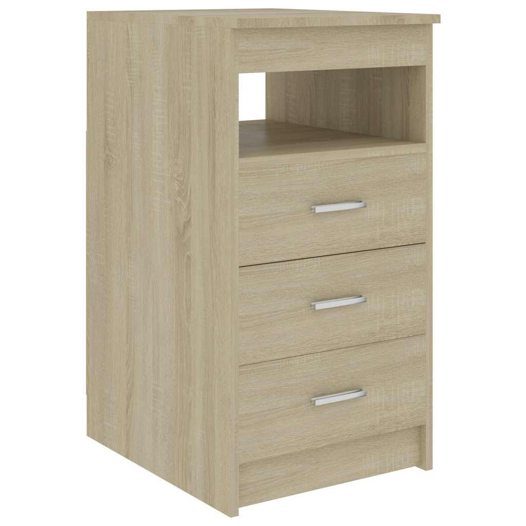 vidaXL Sideboard Sonoma Eiche 50x76x40 cm