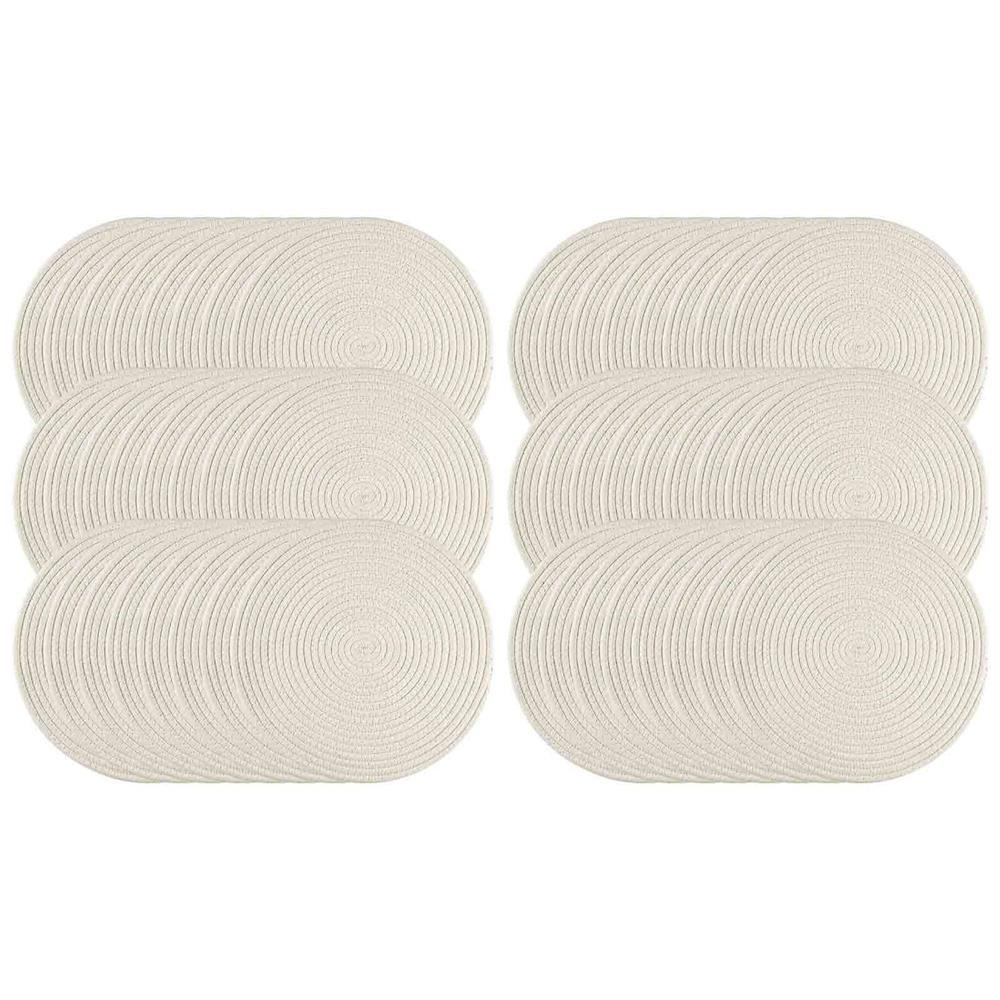 PLATZMATTEN Tavolo Creme ø 35 cm 48er Set - Creme, Textil (35cm) - Ritzenhoff Breker