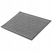 FUSSMATTE 60 x 40 cm, grau - Grau, Kunststoff (60/40cm) - KADAX