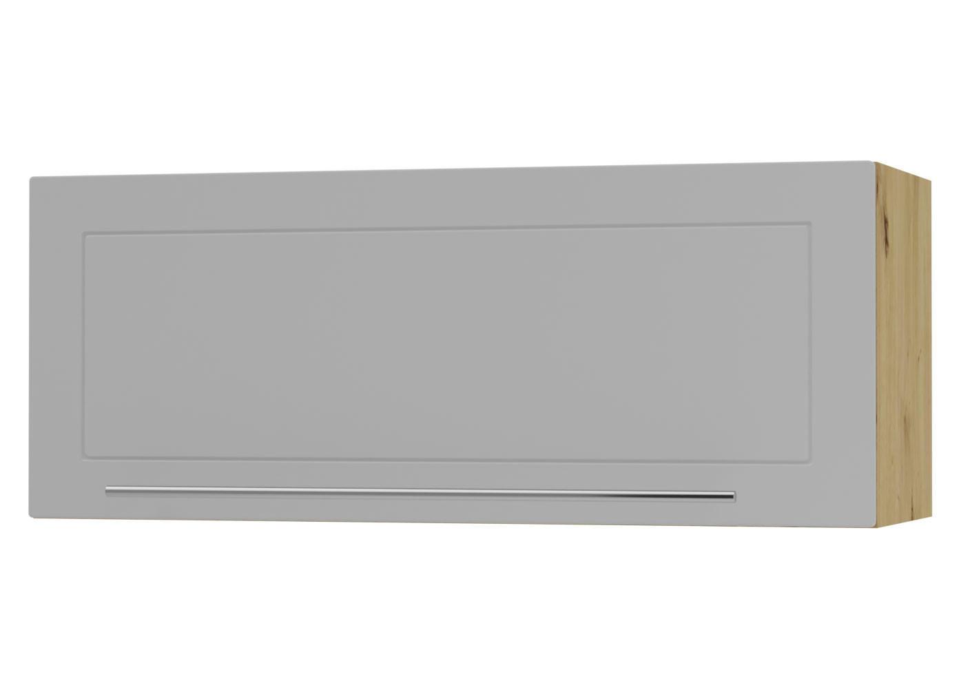 KLAPPHÄNGESCHRANK Kvantum W4B/90-AV Dust Grey Matt / Eiche Artisan Matt 90 / 32,5 / 36cm - Eiche Artisan/Grau, Holz/Holzwerkstoff (90/36/32.5cm) - Feldmann-Wohnen